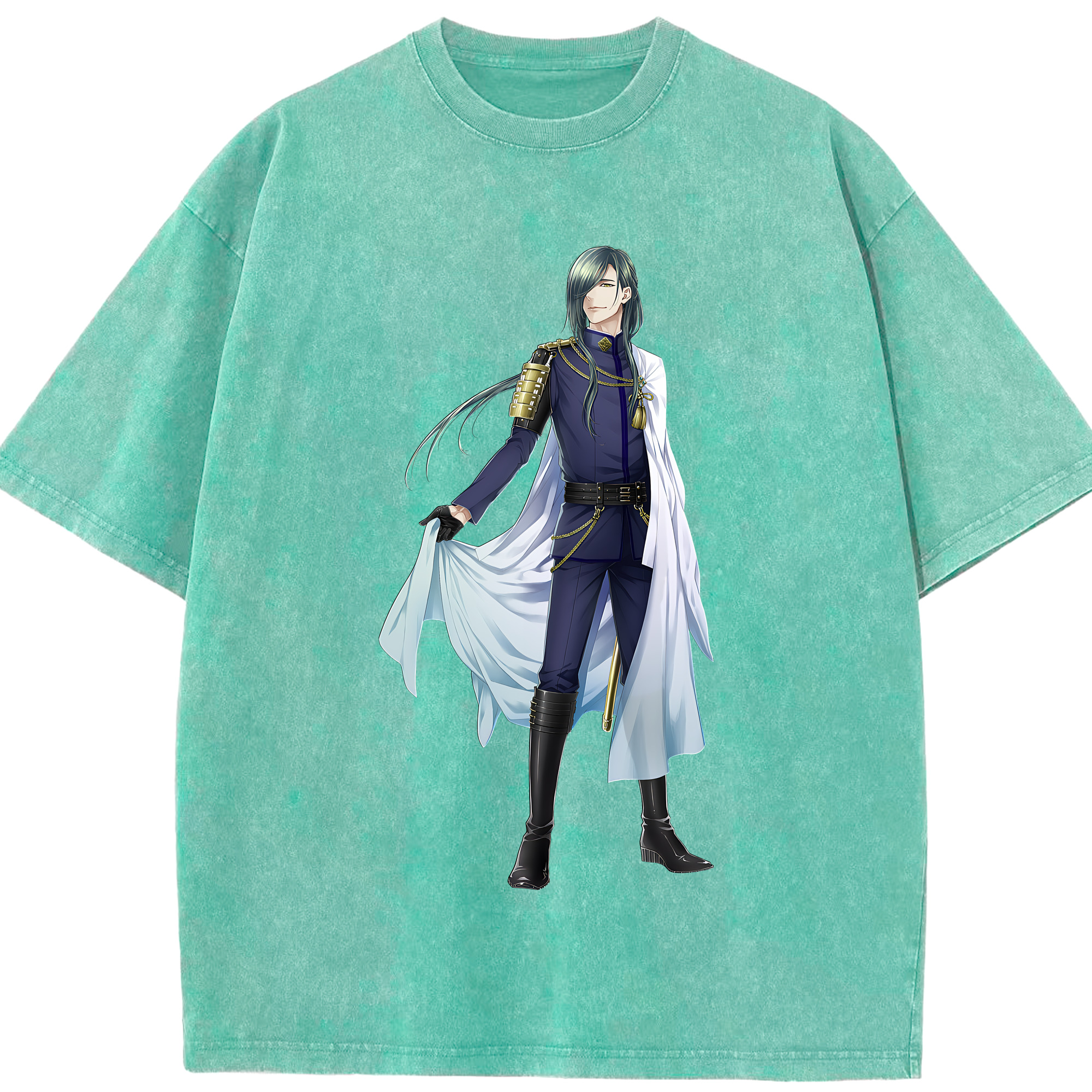 （画像用） 刀剣乱舞 Touken Ranbu 綿100% ヴィンテージ風 半袖Tシャツ（フロントプリント）